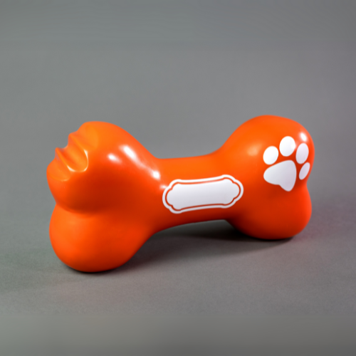 HUESO CERÁMICA COLOR NARANJA