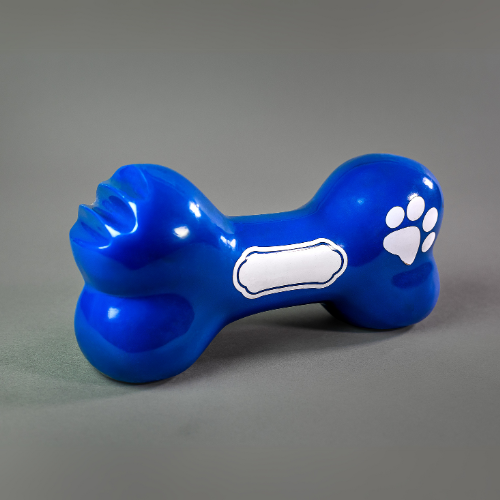 HUESO CERÁMICA COLOR AZUL